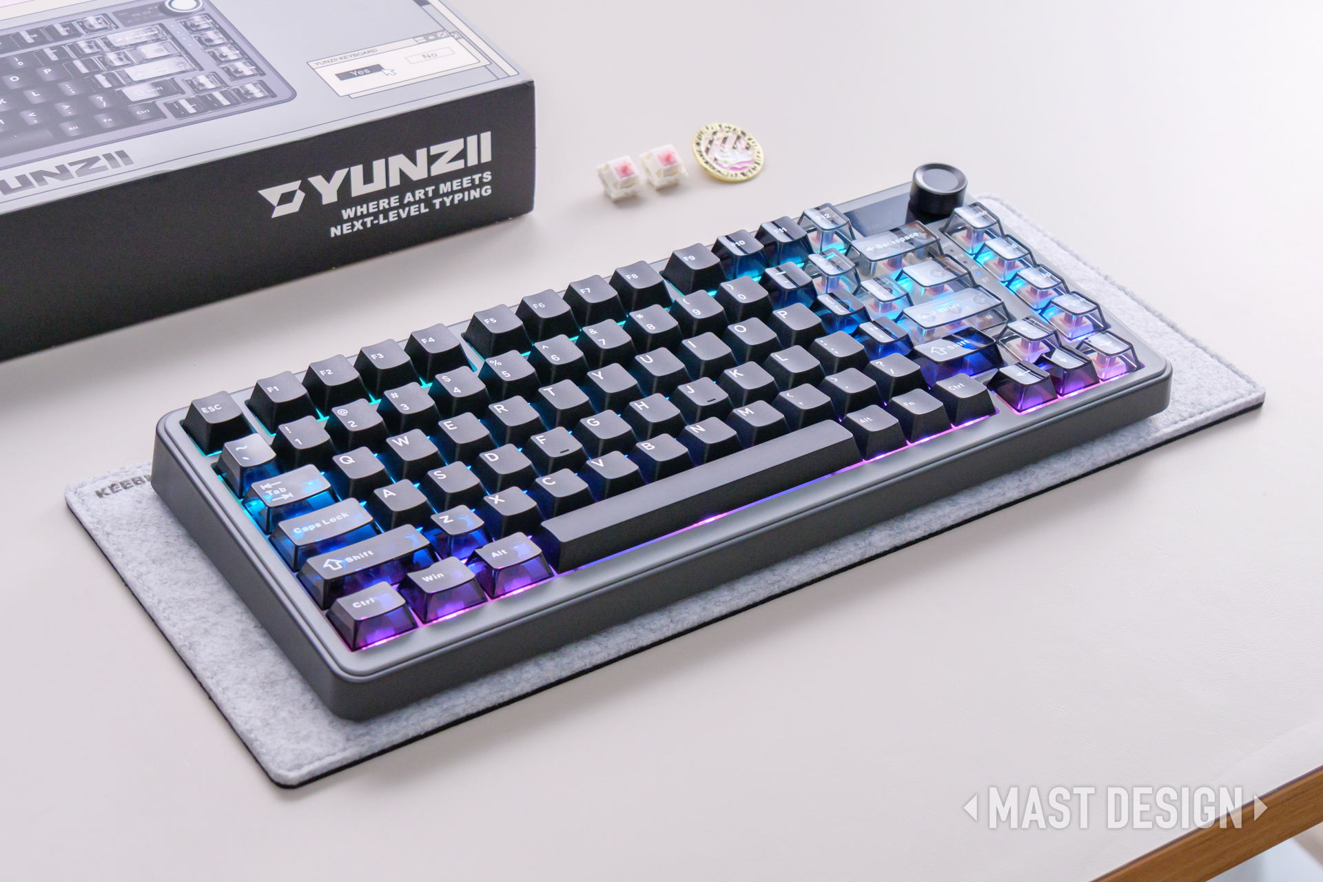 YUNZII AL65【発売情報】QMK/VIA対応 カスタムホローメカニカル